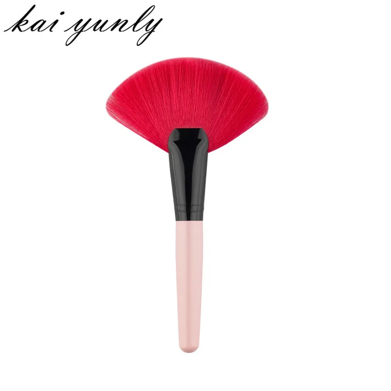Fan shaped Blusher Makeup Brush Foundation Liquid Blush Powder Cosmetic