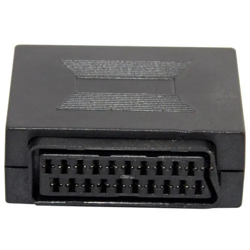 21 Pin Scart Соединительный кабель Ведущий Столярный соединитель Адаптер Женский к гнездовой розетке