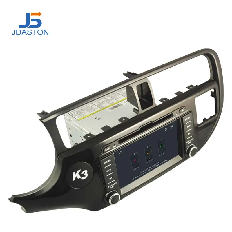 Автомобильный мультимедийный DVD плеер JDASTON Android 10 0 для KIA Rio K3 2012 2013 2014 2015 2 Din