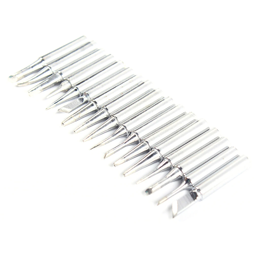 

17Pcs/Lot Lead-Free Soldering Iron Tip AOYUE 900M-T High Quality For HAKKO 936 SAIKE ATTEN YIHUA Soldering Station C0196