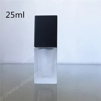 

25ml Glass Perfume Bottle, Portable Empty Refillable Bottle, Frosted Glass Pump Lotion Perfume Bottle Hot sale