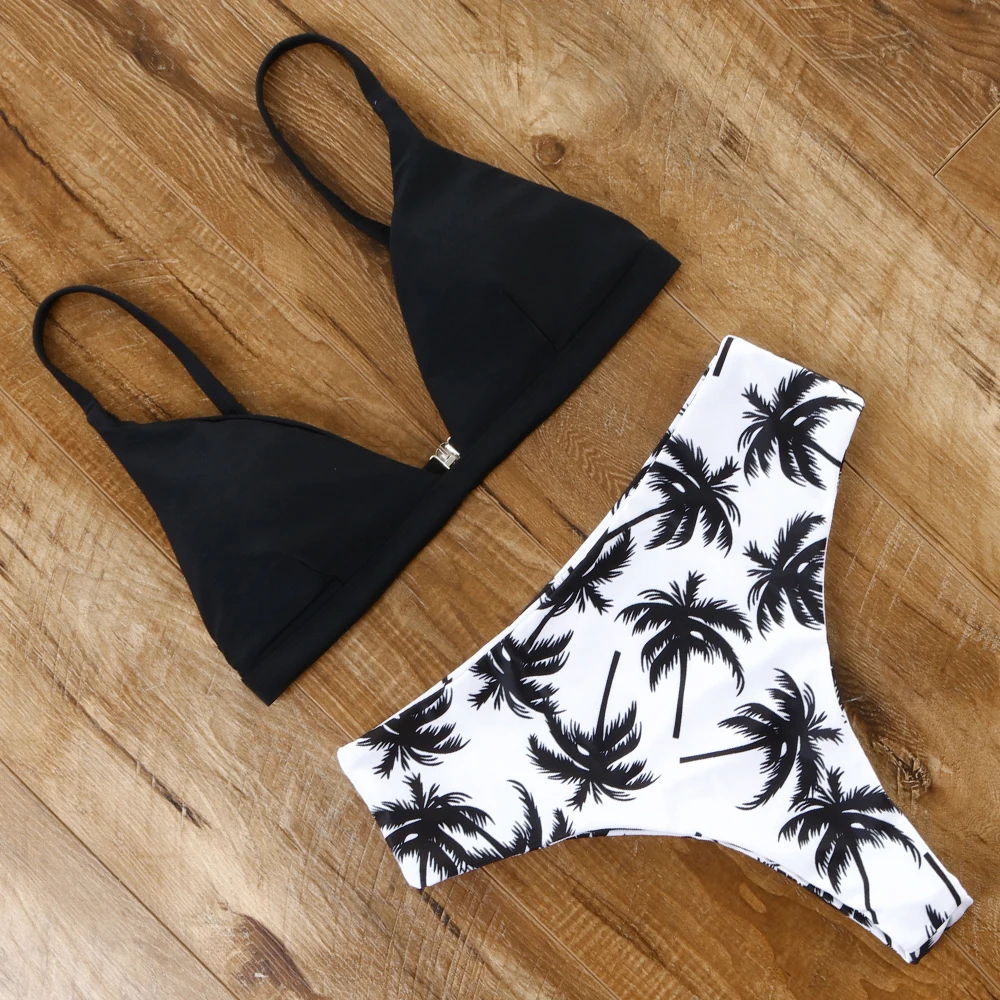 Kaufen Sexy Push Up Badeanzug Frauen Bademode Tanga Biquinis Hohe Taille Bikinis Set Schwimmen Badeanzug Bademode Brazilian Bikini 2019