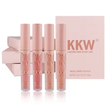 

1Set Kkw Matte Lip Gloss Velvet Creme Liquid Lipstick Kilie Lipgloss Paint Kim Long Lasting Kyliekoko Lip Kit Birthday Cosmetic