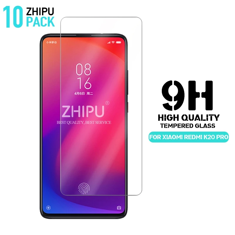 Закаленное стекло для Xiaomi Redmi K20 Pro 10 шт. защита экрана 2.5D 9H закаленное Mi 9T / Mi9T