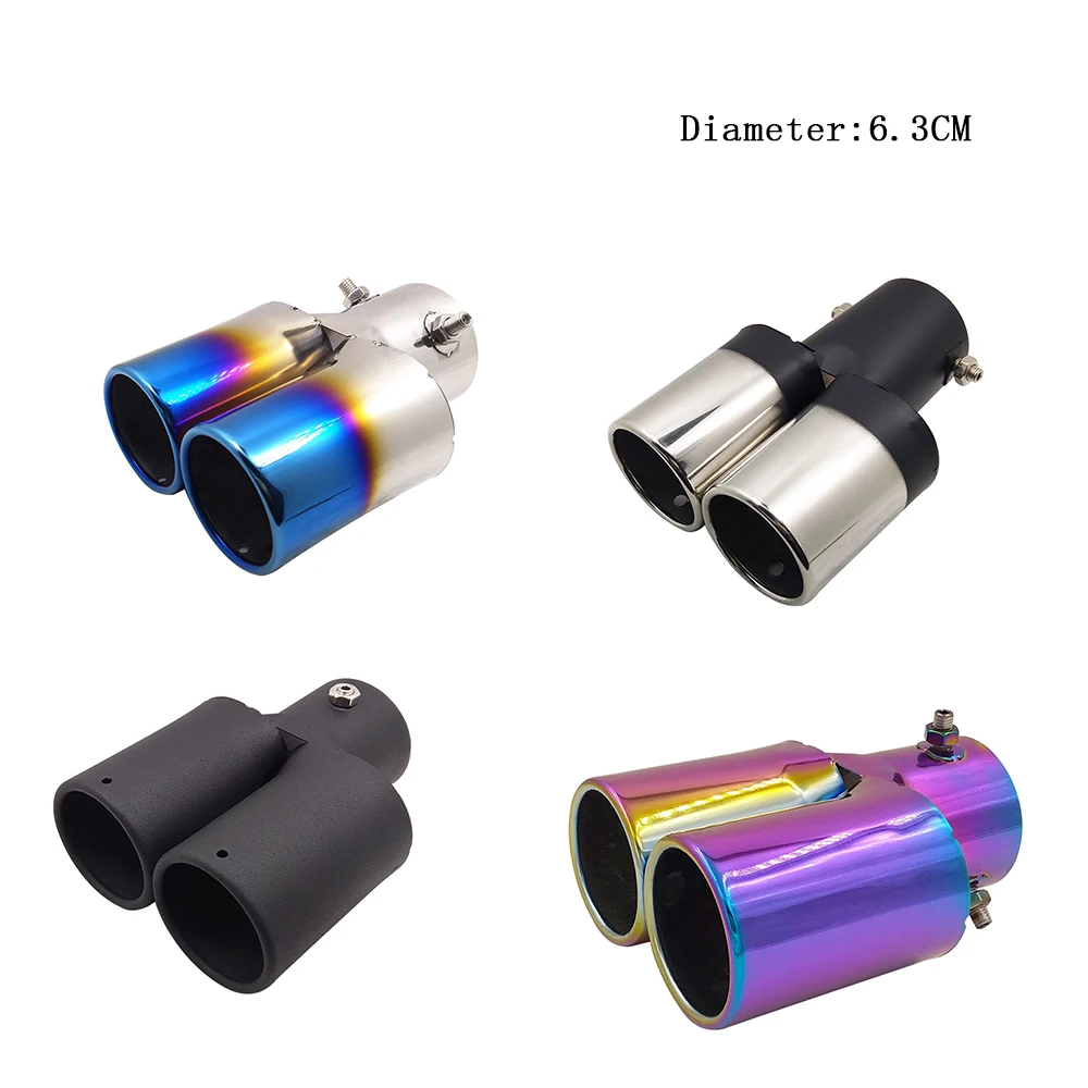 

Car Accessories Exhaust Pipe Muffler Tips Covers For Mazda 2 KIA Rio CITY Mitsubishi Lancer-ex Nissan sunny KIA K5 Changan CX20
