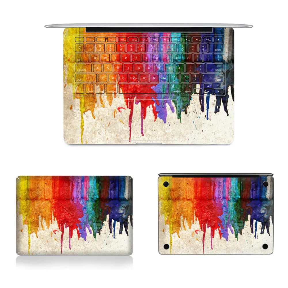 Laptop Vinyl Decal for Macbook Air Pro Retina Multicolor Sticker Full Skin A1706 A1707 A1398 A1286 A1278 A1466