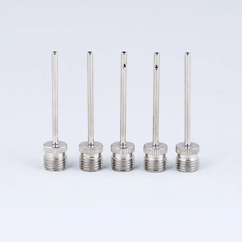 

5PCS/LOT Pump Nozzle Bicycle Basketball Football Soccer Inflation Parts Adapter Stainless Steel Zinc Alloy Schrader A/V Valve