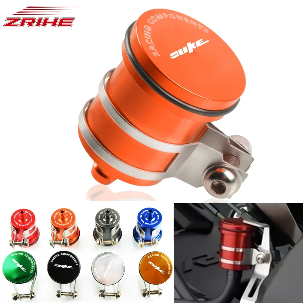 

Motorcycle Accessories CNC Aluminum Brake Fluid Reservoir Clutch Tank Oil Fluid Cup For KTM 125 200 250 390 690 790 990 DUKE