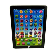 Tablet toy English Russian Language Learning Machine Educational Toy Russian Alphabet Baby Touch Tablet Toy Learning Machines