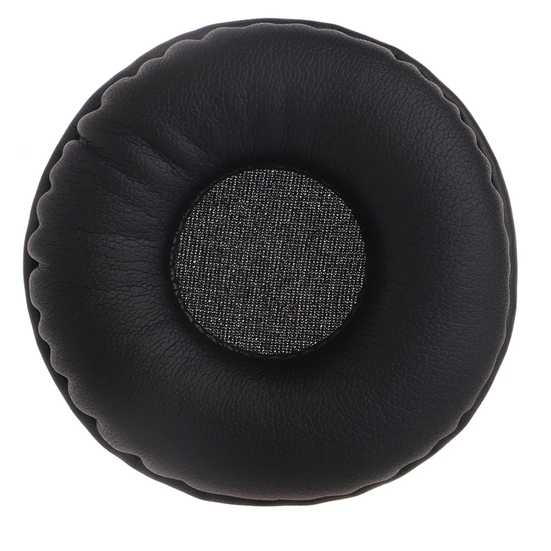 

OOTDTY New Black 60/70MM 1 Pair Replacement Faux Leather Soft Sponge Ear Pads Cushions For Headphone Headset