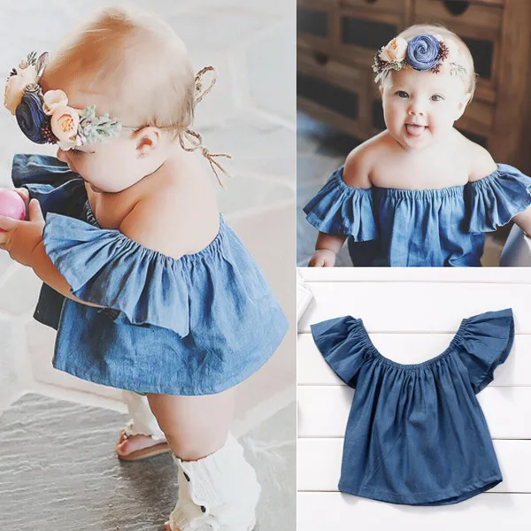 

Toddlers Kids Baby Girls Pullover Short Sleeve Tops T-shirt Tees Blouse spring autumn baby girl clothes baby t shirt Clothes