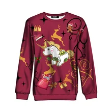 2019 Fashion Winter Autumn Women Long Sleeve Korean Unicorn White Sweaters Ladies Tops Female Shirts Pullovers Plus Size Knit