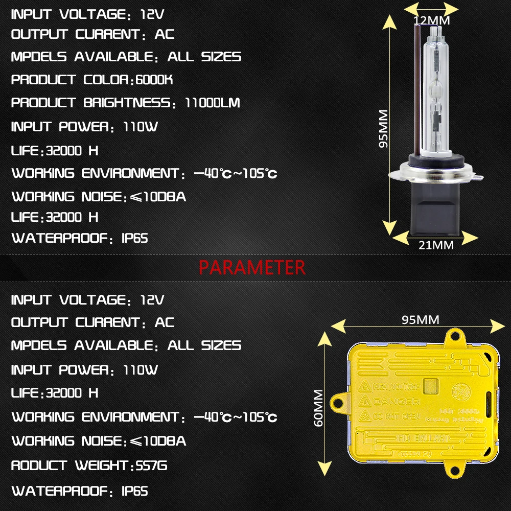 Ксеноновые фары AC комплект ballast HID блок зажигания H4 9003 HB2 H1 H3 H7 H11 9005 HB3 9006 HB4 6000K 55W 12V HID фара