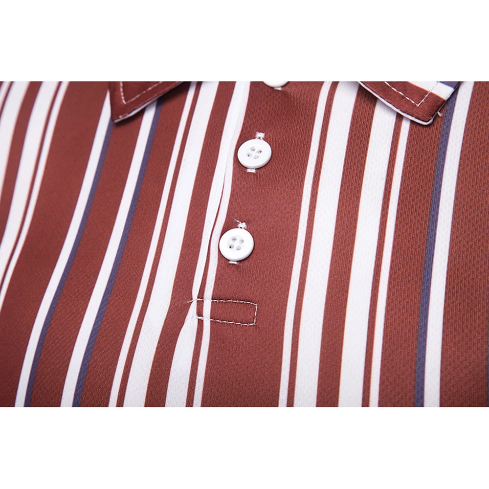 Tide men's casual tops Polo shirt striped pattern breathable short sleeve polo shirt simple style straight men's clothing Tide men's casual tops Polo shirt striped pattern breathable short sleeve polo shirt simple style straight men's clothing