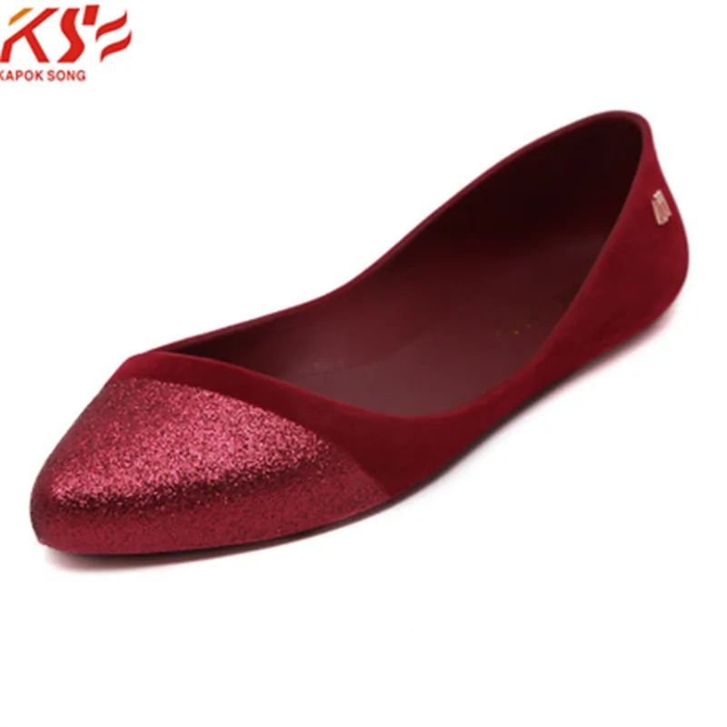 2017 jelly shoes women candy summer luxury designer brazilian brand