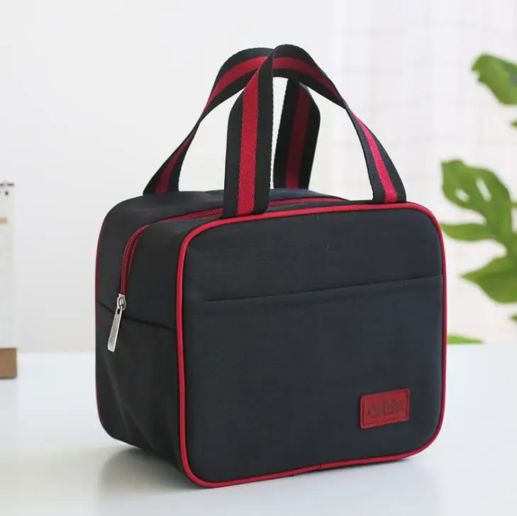 Новая модная сумка для обеда, термоизолированная сумка для женщин и детей, Повседневная сумка-холодильник для путешествий, Термосумка для пикника, толстая и теплая сумка - Цвет: e