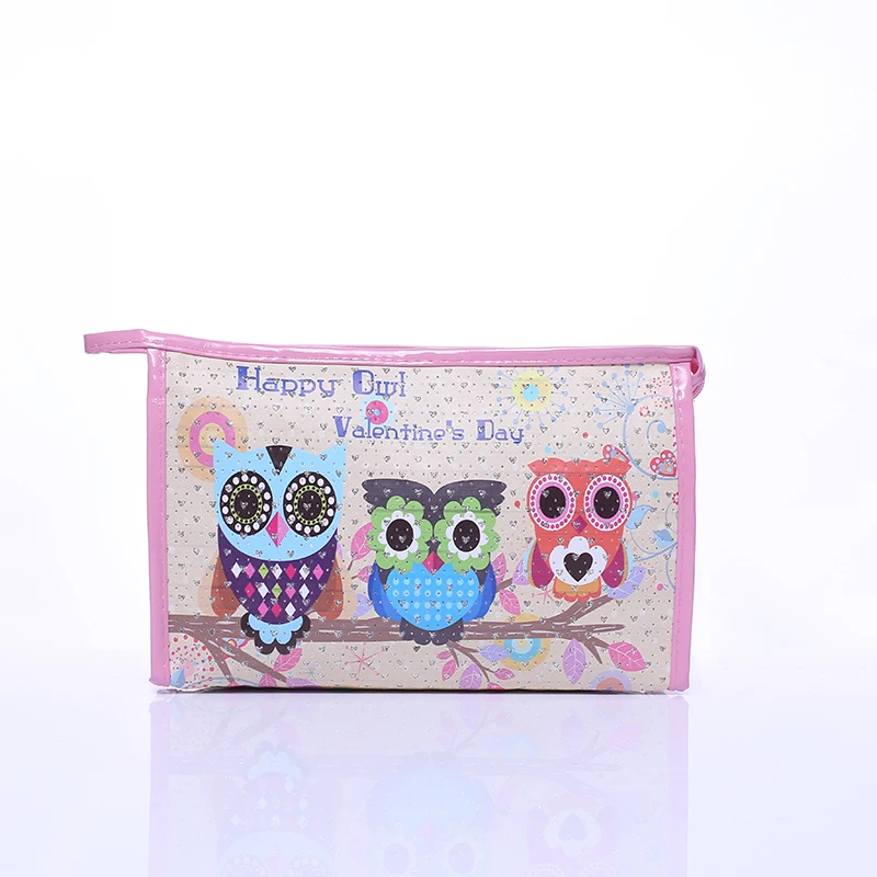 

2017 Hot sale Lovely Cartoon Portable Make Up Bag Wash Supplies Makeup Products Storage Bags Practical Cosmetic Bag CB013