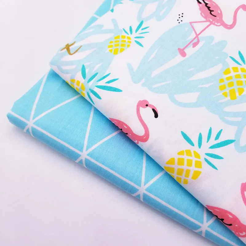 

Blue Series Printing Cotton Twill Fabric DIY Patchwork Sewing Cloth Crafts Material Home Textile Fabric Crafts Cloth 160CM