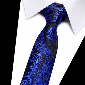 

New Jacquard Woven Neck Tie For Men Wedding Business Classic Ties Fashion Polyester Mens Necktie For Suit 7.5 cm Width Tie
