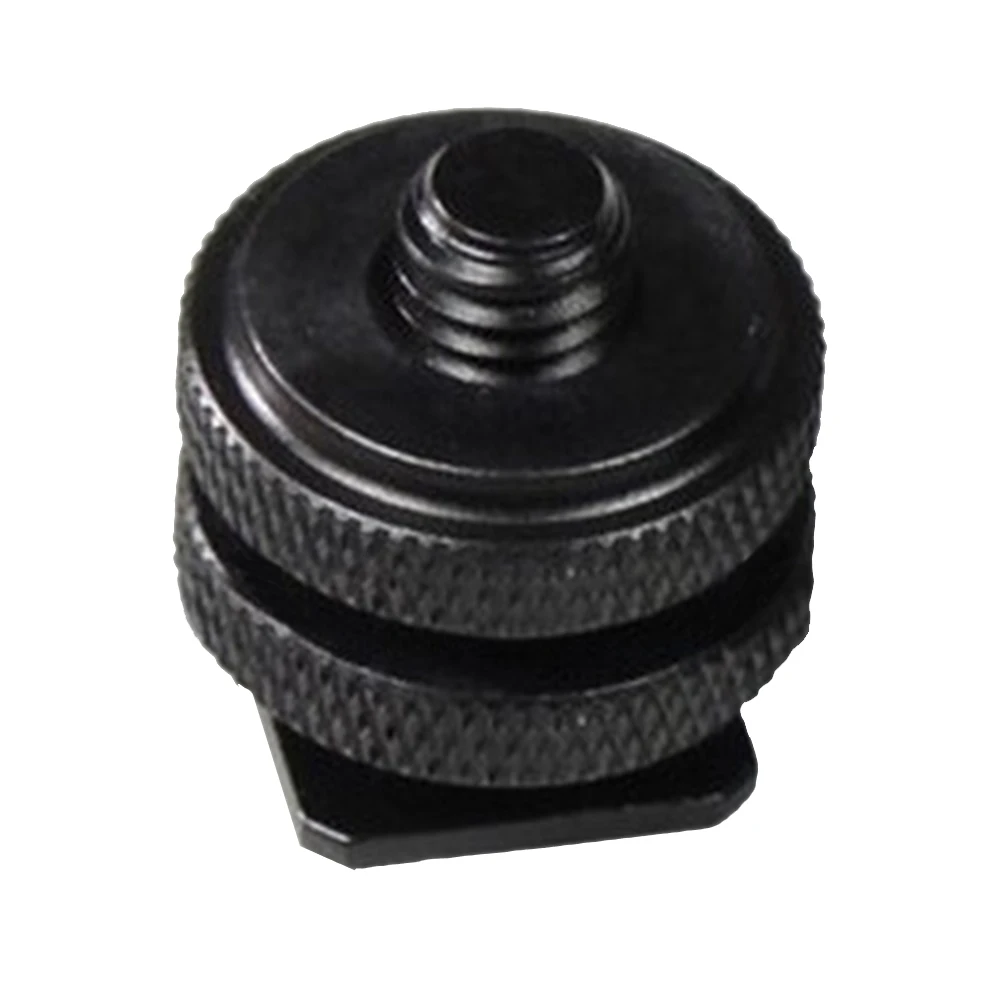 

1/4"-20 Tripod Screw Hot Shoe Flash Bracket Holder Mount Adapter For Camera