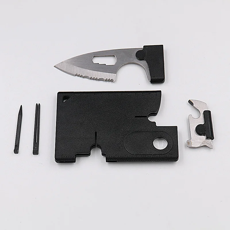 

2018 Selling Credit Card Tool 10 IN 1 Knife Blade Business Card Knife Card For Outdoor Tools 1pcs