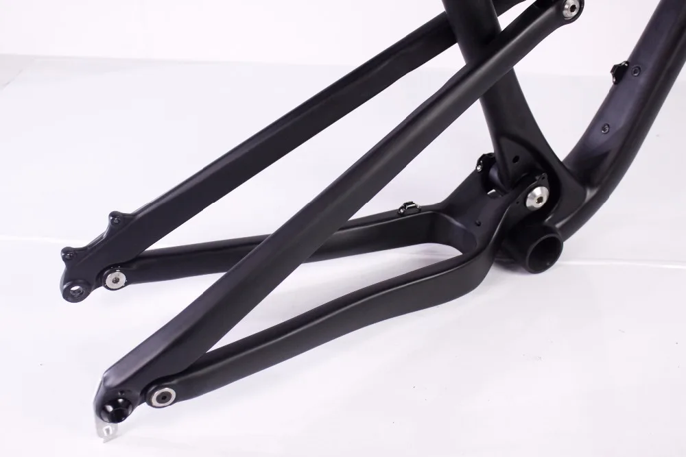 Best Mountain Bike Carbon Frame 27.5er Full Suspension Frame Carbon Fiber Toray T800 BB92 System Thru Axle Tapered Bicycle Frame Di2 5