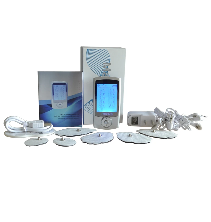 JTKENS Dual Electric Low Frequency Tens Unit 10Mode Low Back Pain Relief Digital Therapy Massager Tens Muscle Stimulator