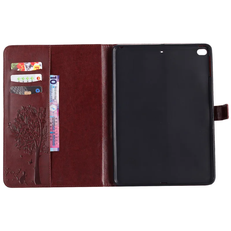 Wekays для iPad Air чехол Роскошный мультяшный Кот и дерево кожаный флип Apple ipad 5