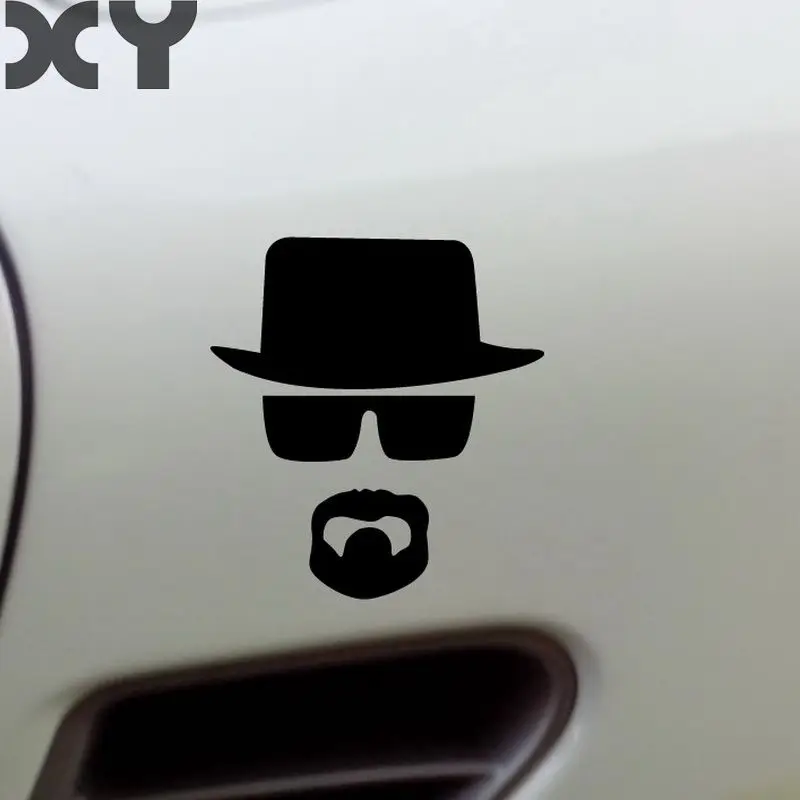 Heisenberg Breaking Bad Walt белая наклейка для повара Виниловая окна автомобиля/12CMX11CM|car window