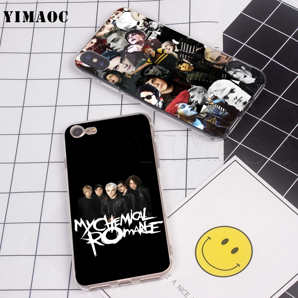 Силиконовый чехол YIMAOC My Chemical Romance MCR для Samsung Galaxy S7 S8 S9 Edge Plus J3 J5 J7 A5 A6 A8 Note 8 9|Бамперы|