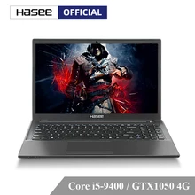 Hasee K670E-G6A5/g6a6 portátil para jogos (intel 9gen i5-9400 + gtx1050/8g ram/512g ssd/dos/15.6 ips ips ips) hasee desktop-grade notebook(China)