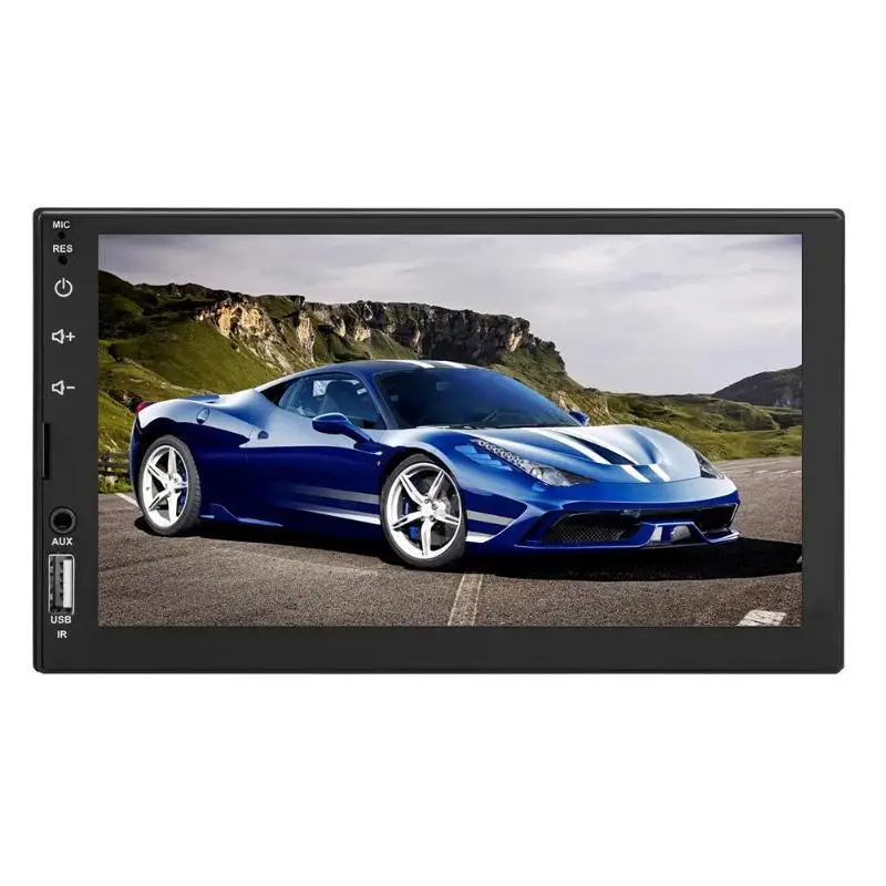 

New 7inch 2Din Full Touch Screen Car Stereo MP5 Player FM Radio Bluetooth Head Unit with Remote Control Car Video Players