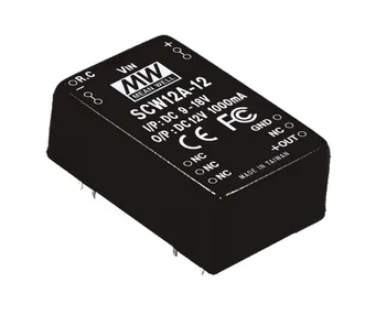 

[PowerNex] MEAN WELL original SCW12C-12 12V 1000mA meanwell SCW12 12V 12W DC-DC Regulated Single Output Converter
