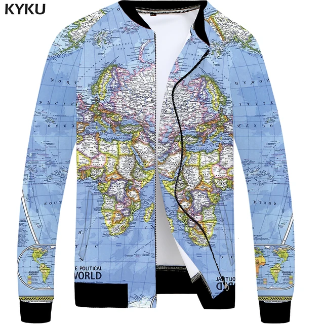 Puros de Hostos | world map north face jacket
