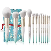 Professional 12Pcs Makeup Brush Set Soft Foundation Brush Eyeshadow Blending Brush Complete Make up Tool Kit with Bag 9pcs professional makeup make up cosmetic brush set kit tool with leather bag