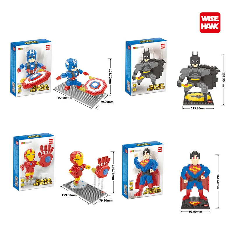 

wisehawk Micro blocks toys Assembly Building Block Small Particle Creative Building Blocks Toys