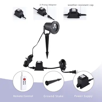 

Unique Design Aluminum Alloy IP67 Outdoor Waterproof Mini Laser Light 3 Colors LED Lamp DJ Home Didco Parties Light Decoration