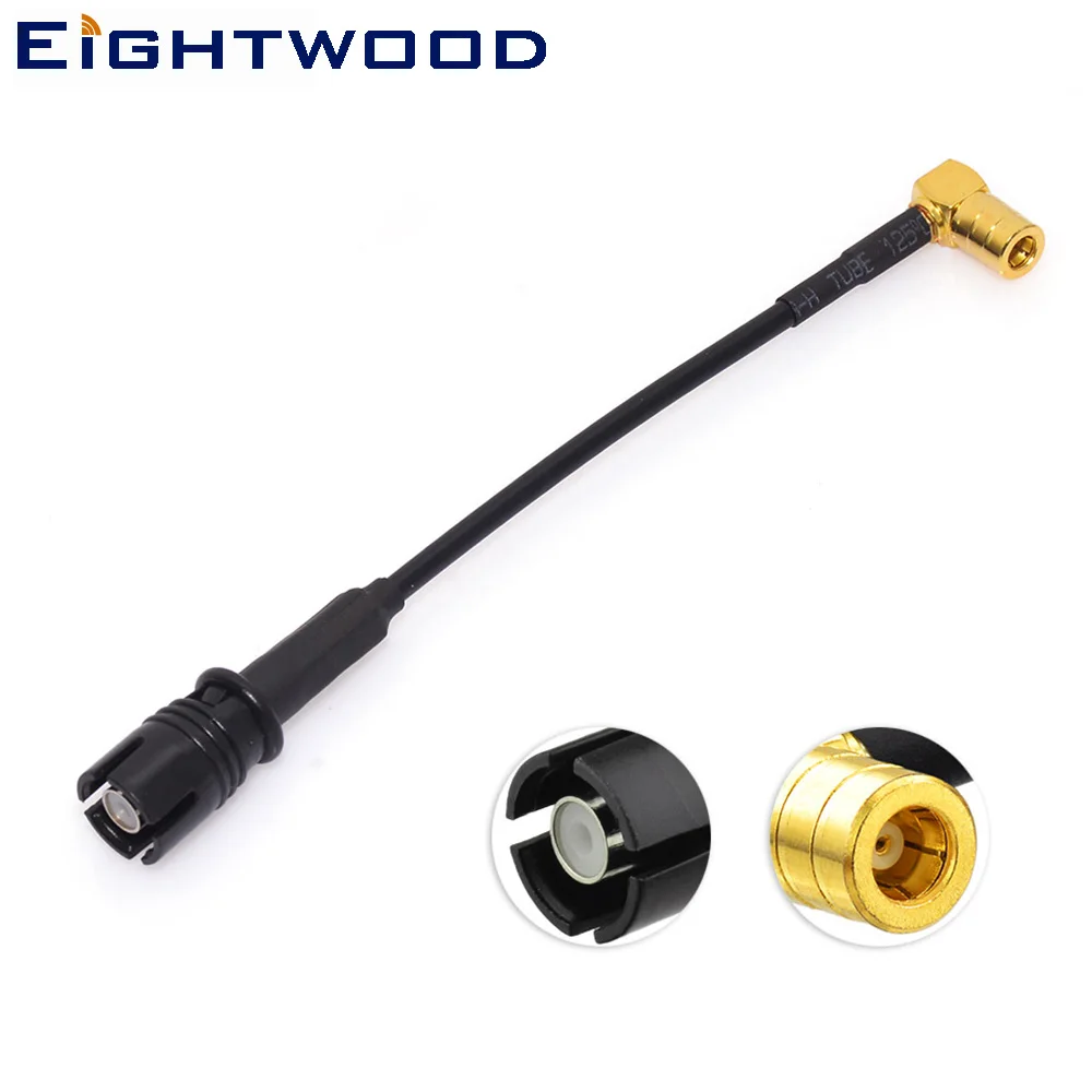 Ightwood Conversion Dab Dab + Fm Am Car Digital Radio Convertitore Aereo Rast Ii Femmina A Smb Femmina Cavo Adattatore Per Jvc Sony