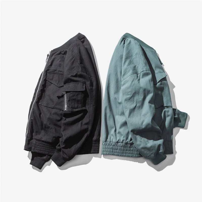 Vaca Nuevos L Casuales Hombres La blue Aviador Los xxl Béisbol Retro Ropa Jóvenes Japonés De M Tamaño 2019 Chaqueta Black Marea dftSqtT