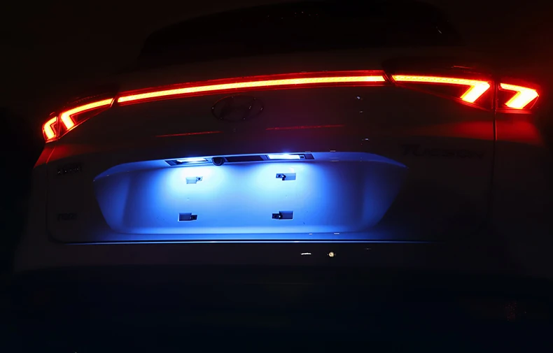 Lsrtw2017 светодиодный свет для чтения автомобиля багажник свет лицензия Свет для hyundai Tucson