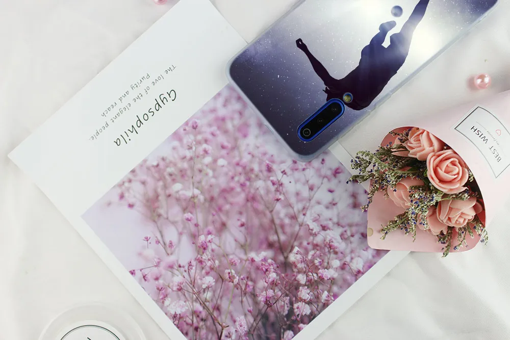Огонь Футбол мяч мягкий чехол для телефона с изображением цветов Xiaomi 9 8 A2 A3 lite Mi 9t