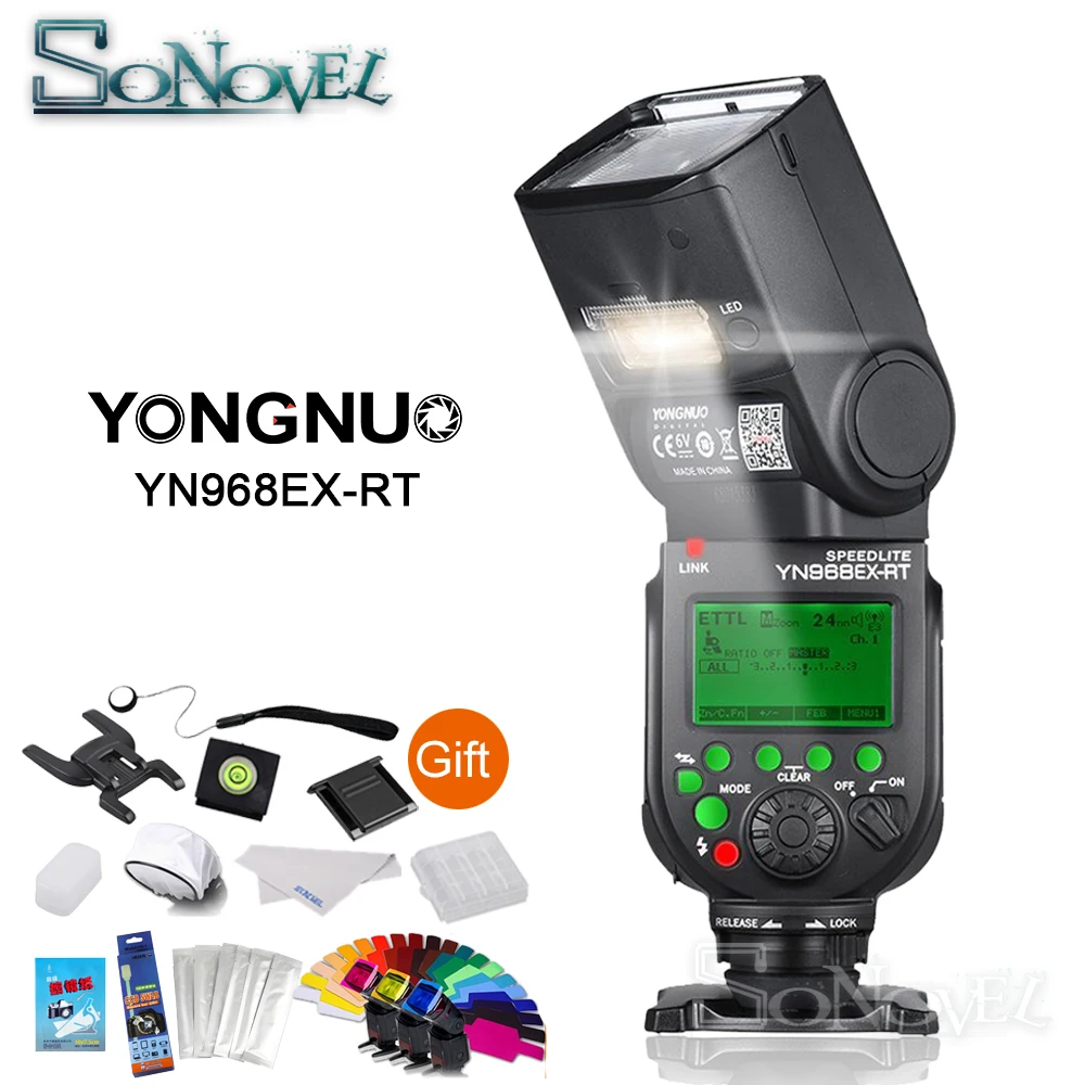 YONGNUO YN968EX-RT YN968 EX RT Вспышка Speedlite Высокоскоростная синхронизация TTL Беспроводная