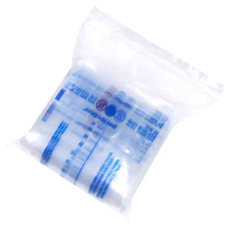 20 Pieces 250ml Milk Freezer Bags Mother Milk Baby Food Storage Breast Milk Storage Bag BPA Free Baby Safe Feeding Bags Feeding