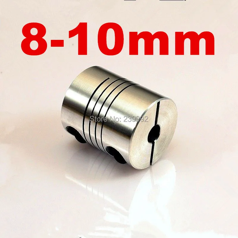 

3pcs/lot 8*10mm Flexible Shaft Coupler 8mm x10mm Flexible Coupling 8 to 10mm Stepper Motor Coupler D25 L30 8x10mm cnc parts