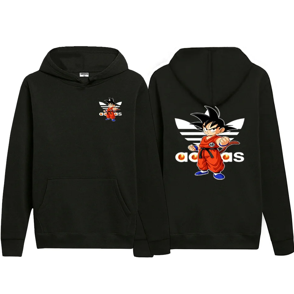 

Men's Hoodies Anime Dragon Ball Z Super Saiyan Sweatshirt 2019 Hot Sale Raglan Hoody Autumn Winter Men/Women Sportswear Hoodie