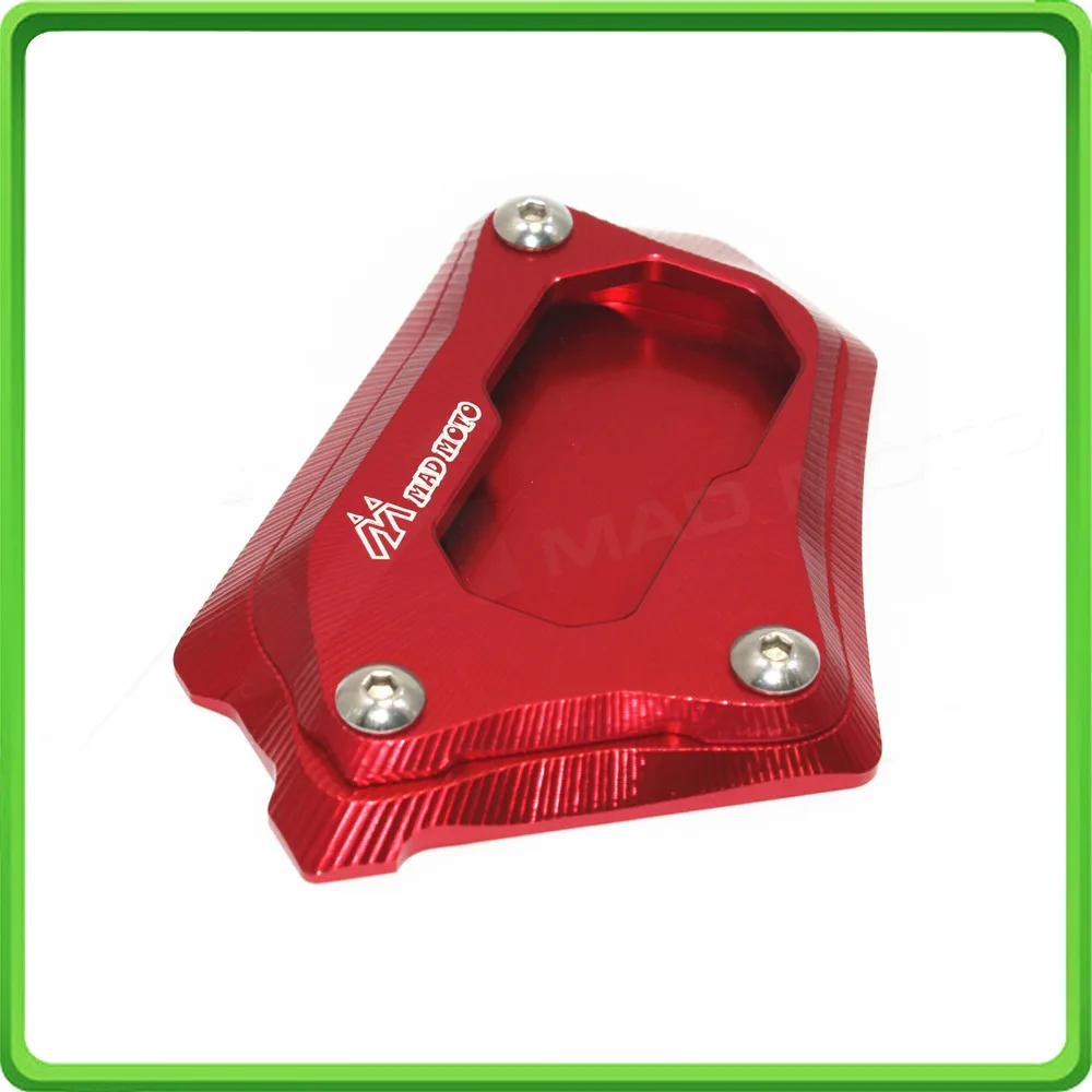 CNC Kickstand Side Stand Pad For BMW R1200GS 2012 2013 2014 2015 2016 R 1200 GS Adventure LC K51 2013 2014 2015 2016 Red (2)