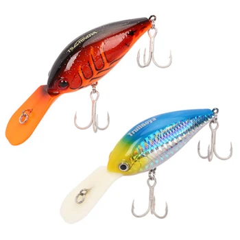 

Trulinoya DW21 Fishing Crank Lure 64mm16.5g Diving depth2.5-3.2m Fishing Hard Baits With Long