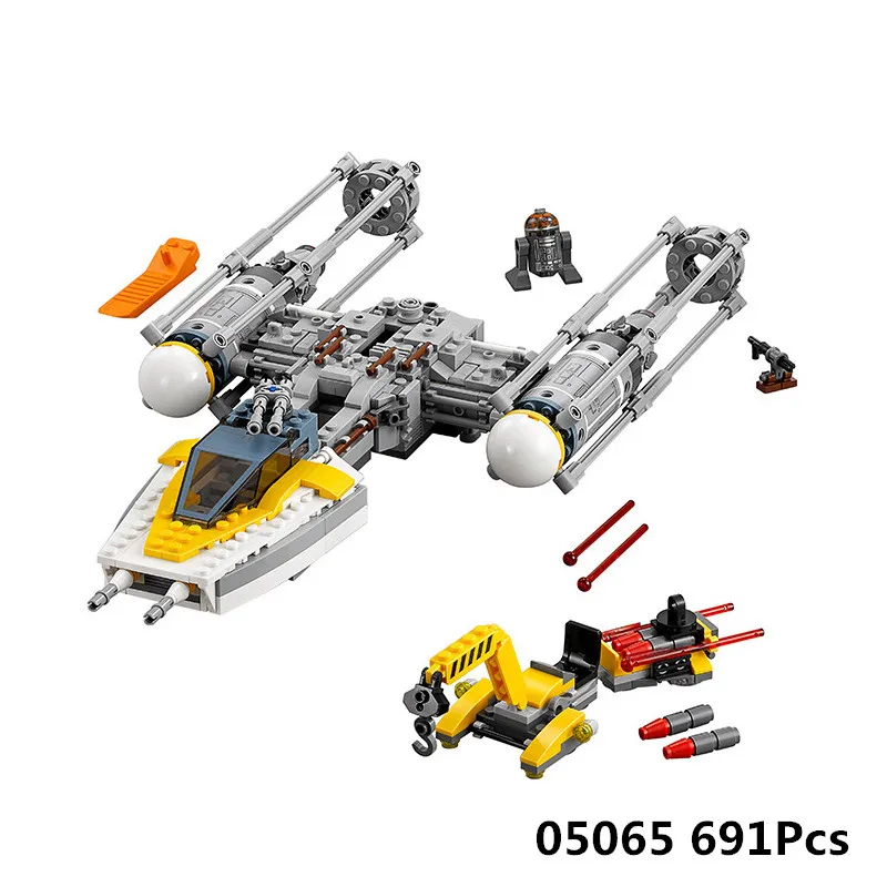 

05065 Star Set Wing fighter Set Building Blocks Bricks Educational Toys Wars legoinglys 75172 boys Birhtday Christmas gift