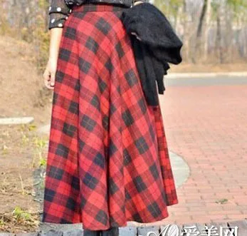 Free shipping 2014 Spring Autumn Winter New Fashion UK Plus Size Women Casual font b Tartan
