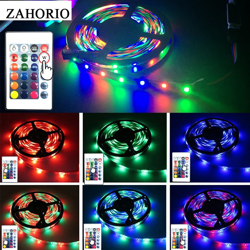 5V USB power RGB 2835 3528 Светодиодная лента светильник SMD HD tv Настольный ПК экран подсветка
